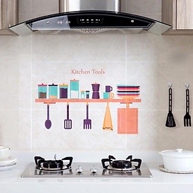 90cm x 60cm Decal dán bếp chống dầu mỡ