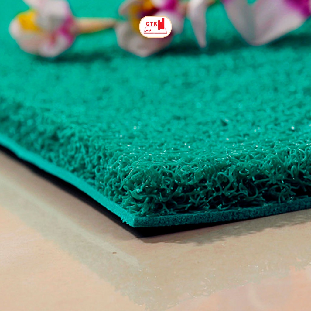 Thảm nhựa trải sàn chống trơn, thảm lót sàn nhà dạng cuộn sợi mì đủ màu 120x 50cm