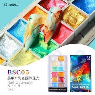 nhũ nước vẽ set 12 màu