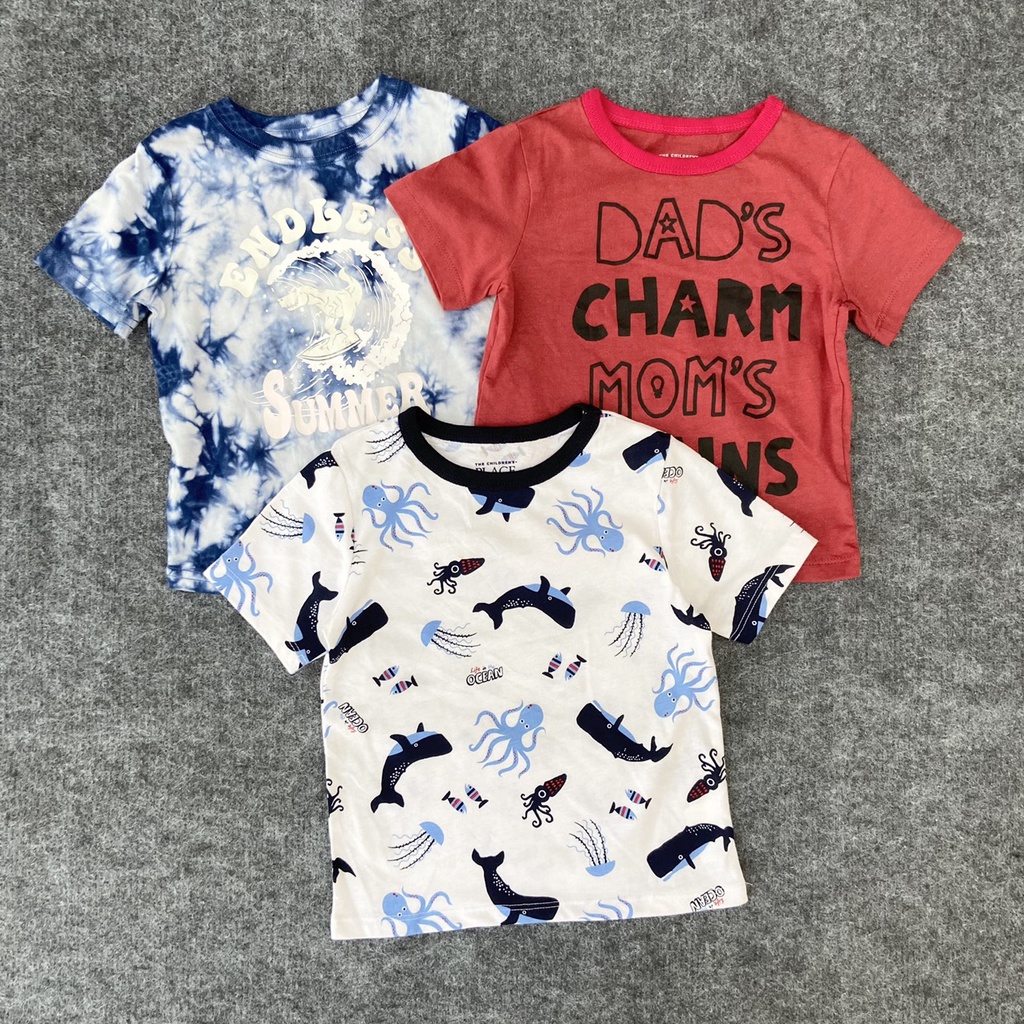 Áo thun bé trai xuất dư garanimal Place 1 - 5 tuổi áo thun cho trẻ em thun cotton cao cấp - ATGA