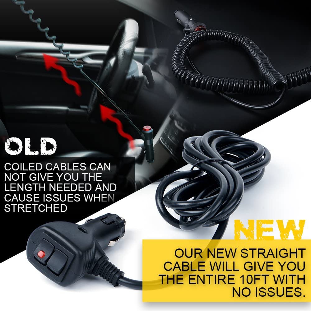 Đèn LED 36 bóng cảnh báo nguy hiểm từ tính gắn nóc xe hơi/ xe tải tiện lợi