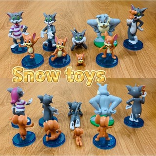 Mô hình tom và jerry - nhân vật hoạt hình tom and jerry - mèo tom chuột jerry chó spike - cao 2~8cm