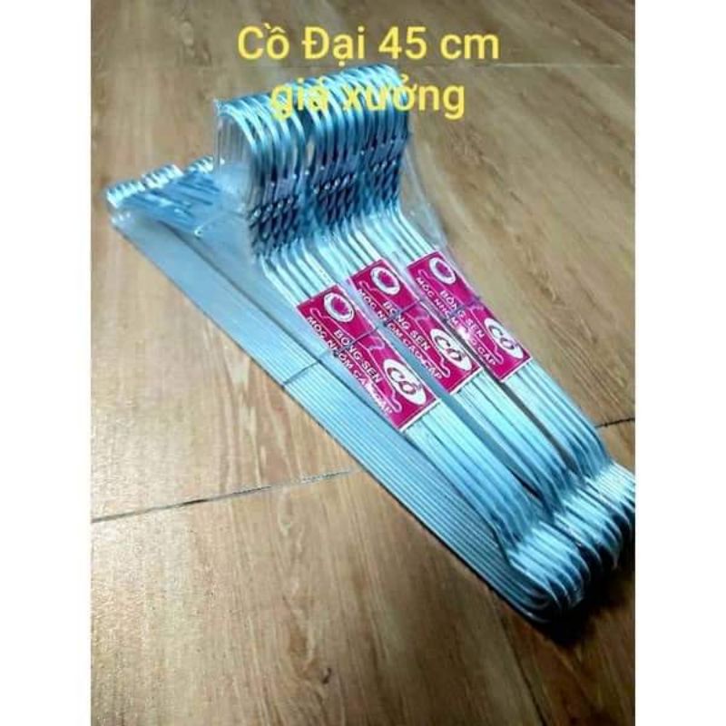 ( GIÁ SỈ ) 50 móc nhôm cồ Hồng loại phơi quần jean ,kaki lớn