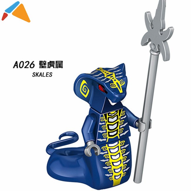 Đồ Chơi Lego Ninjago Rắn Minifigures Skales Acidicus Pythor Chokun Ninja Series