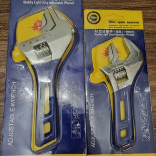 [Thép] Mỏ lết lùn miệng rộng, mỏ lết mini bằng thép