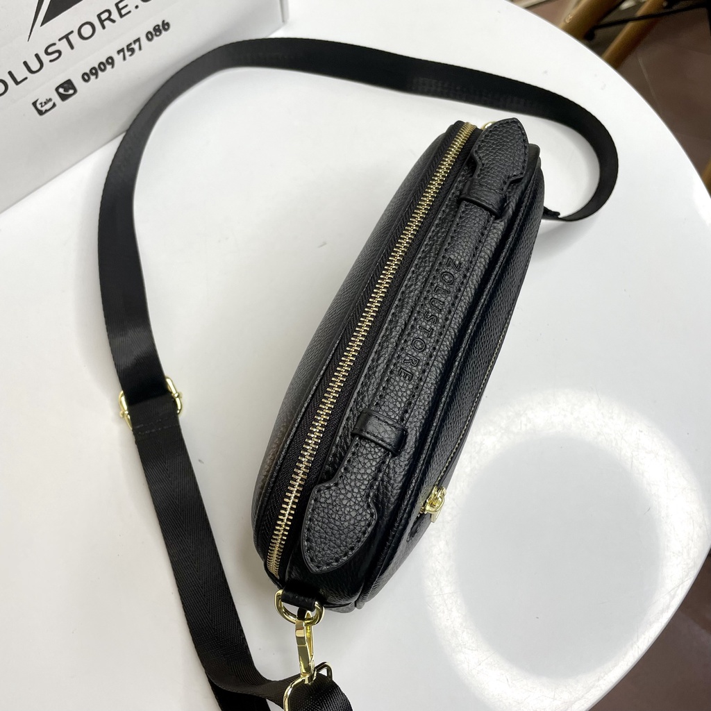 CLutch túi đeo chéo ngang da bò cao cấp