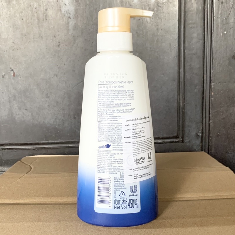 Dầu gội và Dầu xả Dove thái lan 450g,425g