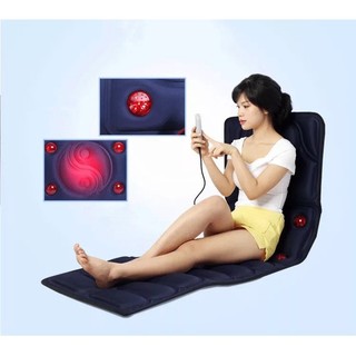 Nệm, đệm massage toàn thân hồng ngoại - làm nóng mát xa thư giãn jb-618a, bh 12 tháng