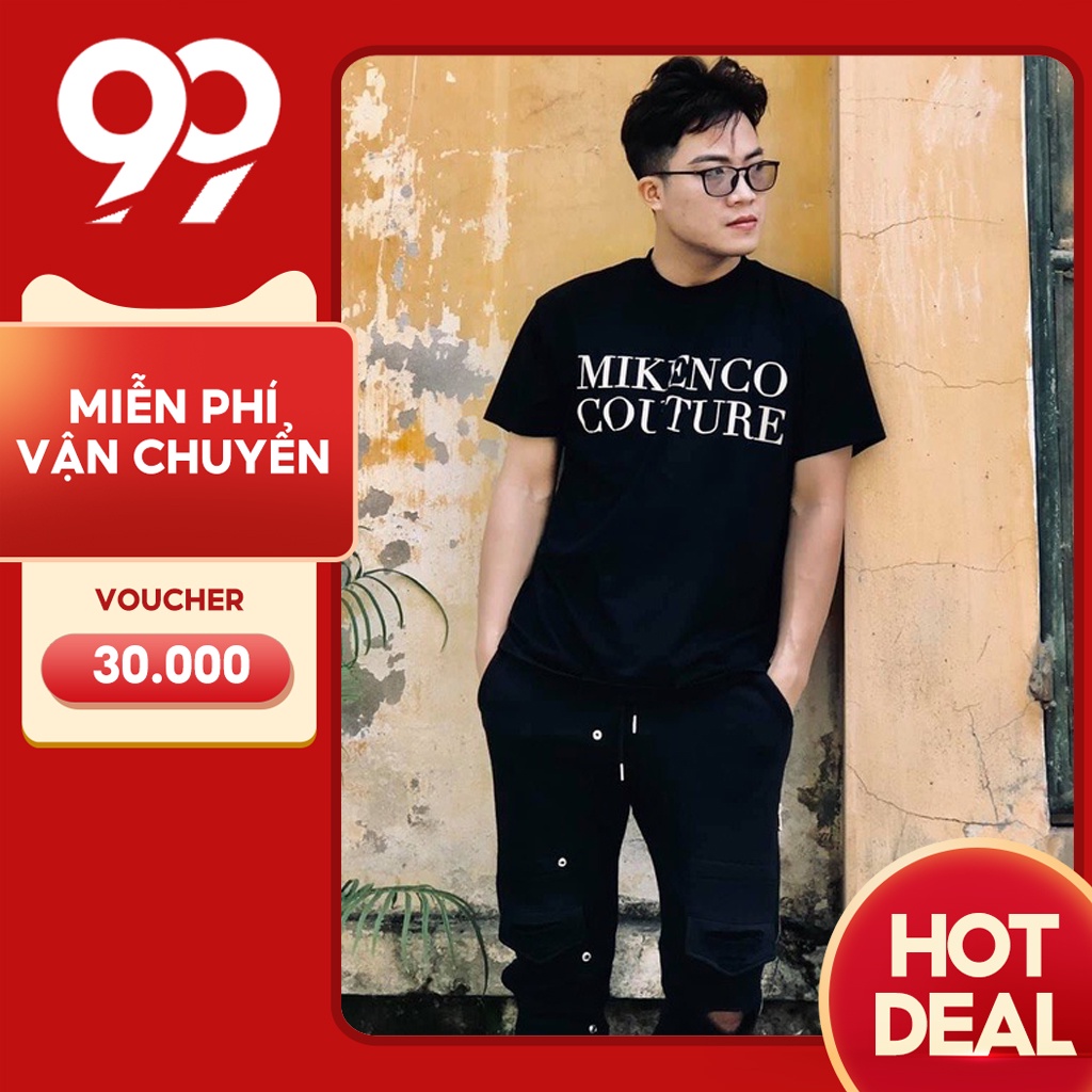 Áo Mikenco Couture 100% cotton Thoáng mát Thấm Hút Mồ Hôi