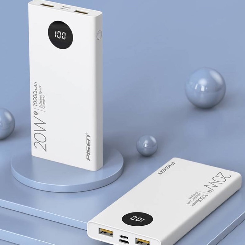 SẠC DỰ PHÒNG Pisen 10500mah có LED TS-D306 sạc nhanh QC3.0 20W
