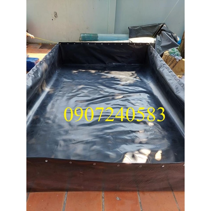 BỂ BẠT HDPE CHĂN NUÔI CÁ - KT  -  dày 0.3mm