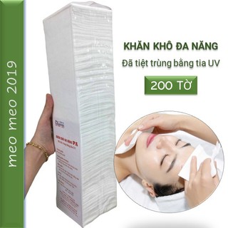 Khăn khô đa năng pa dùng để tẩy trang lau mặt dùng 1 lần vệ sinh tiện lợi