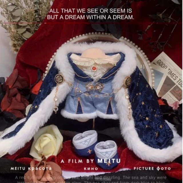 Outfit 20cm Vành Nhật Hoa Set 6 Món