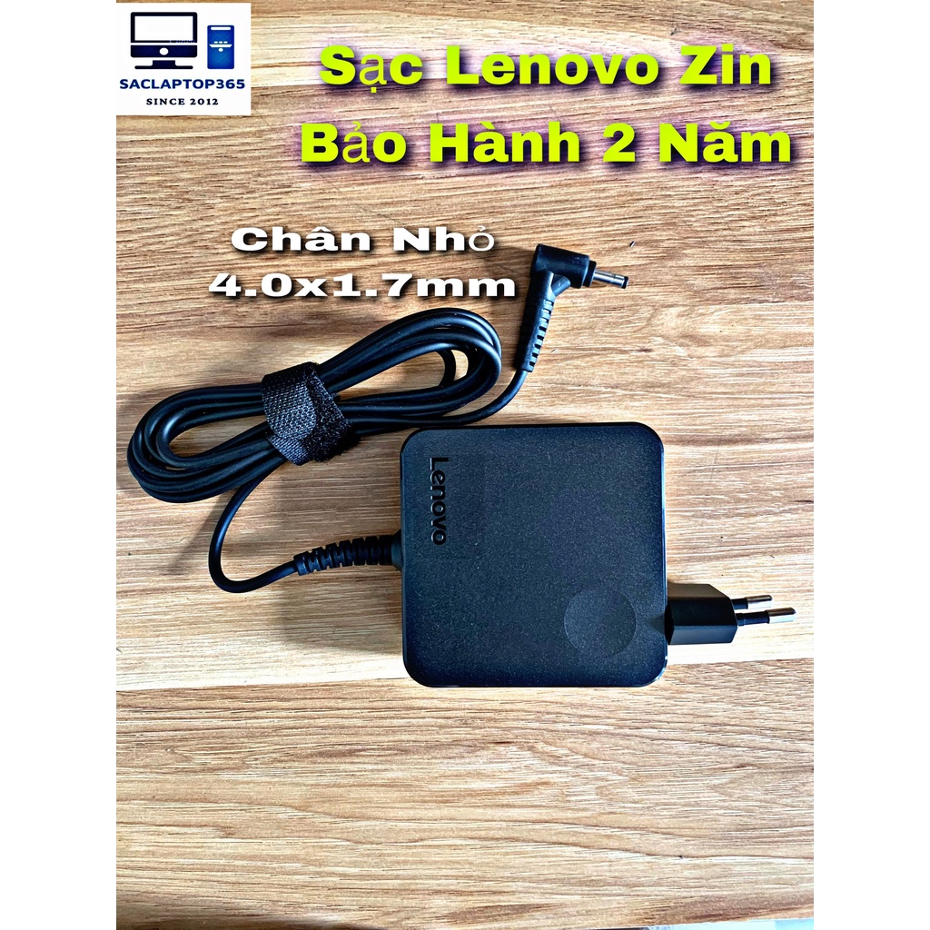 Sạc Laptop Lenovo Cục Vuông Zin 20V-2.25A, 45W Chân Nhỏ 4.0x1.7mm Bảo Hành 2 Năm