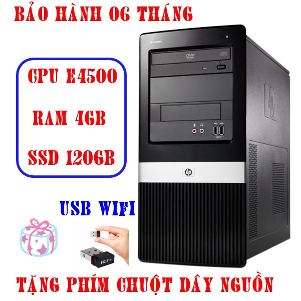 Máy tính đồng bộ HP Ram 4GB | SSD 120GB tặng USB wifi