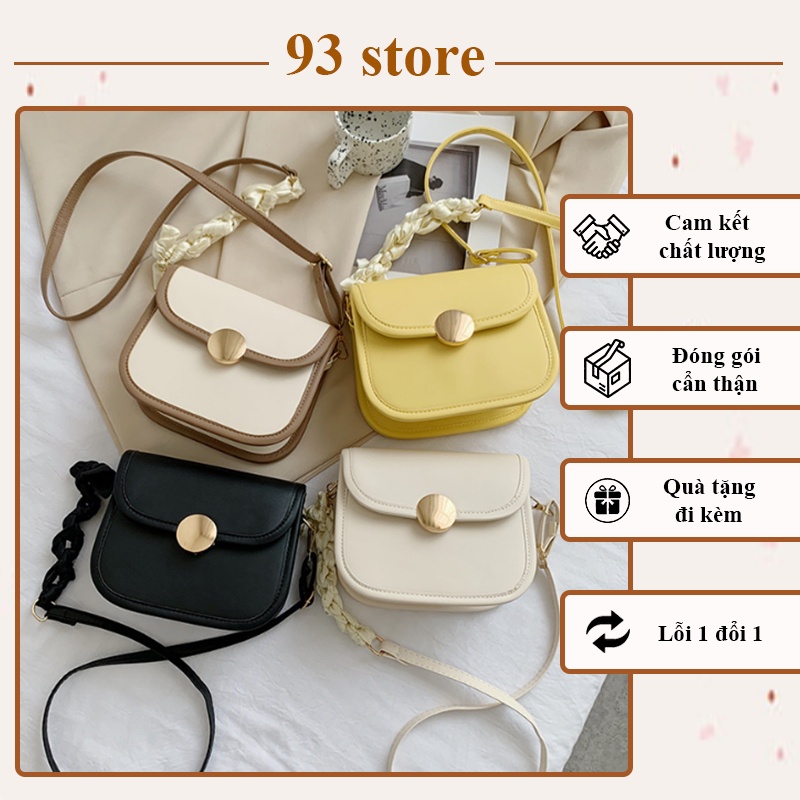 Túi Xách Nữ Đẹp, Đeo Chéo, Đeo Vai Đi Chơi, Đi Làm Dây Da Phối Vải Thời Trang Cao Cấp TX082