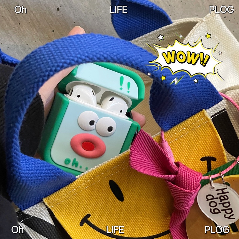 Vỏ Bảo Vệ Hộp Sạc Tai Nghe AirPods Pro 2021 / 3 / 3 Họa Tiết Xúc Xích Dễ Thương Xinh Xắn
