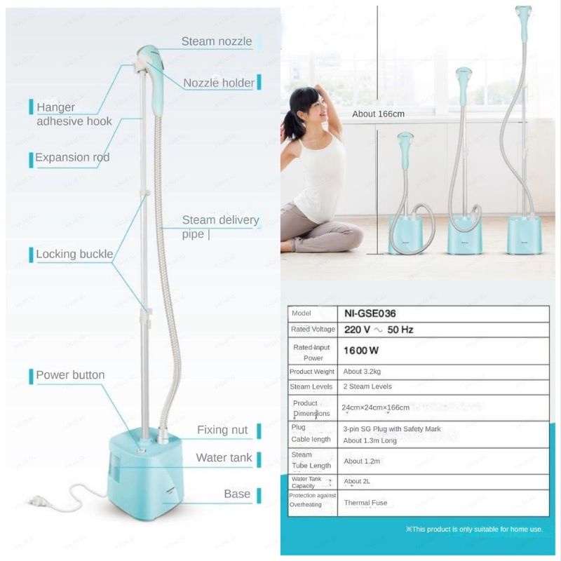 Bàn là cây hơi nước Panasonic  2L/1600W NI-GSE036