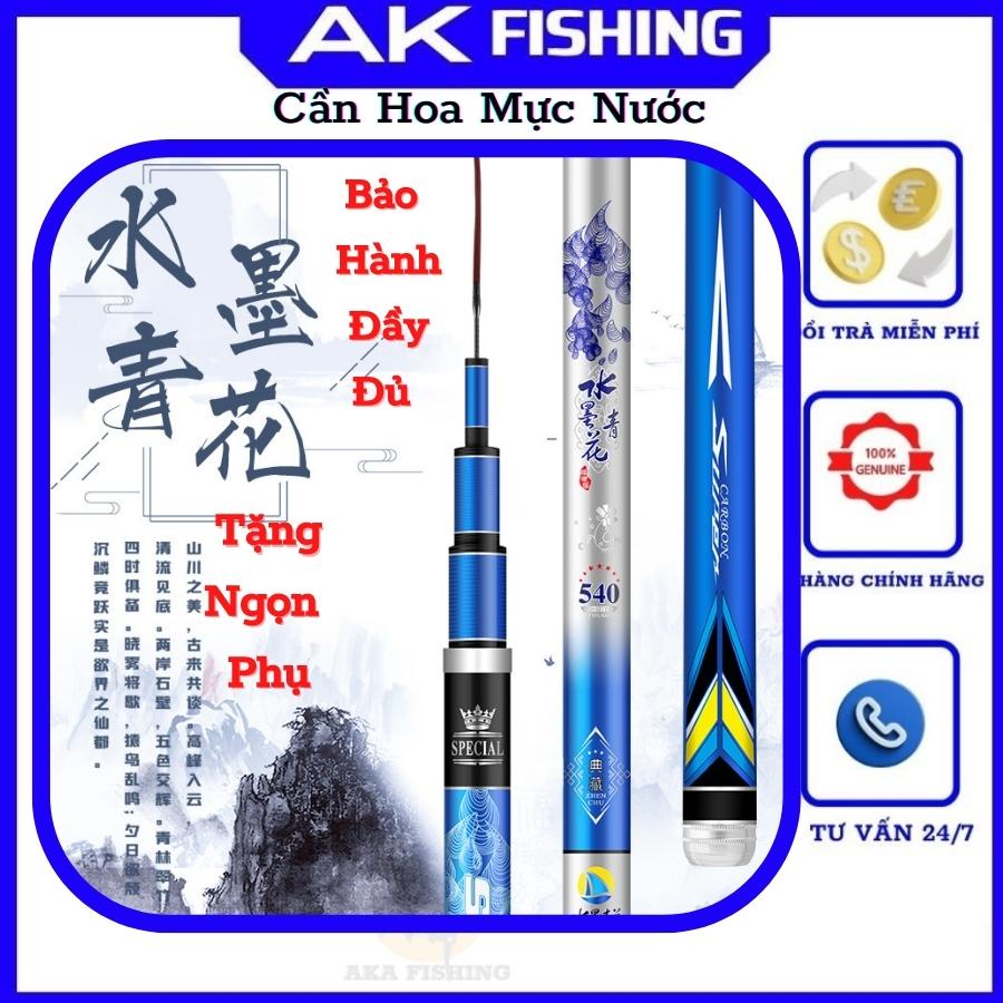 Cần câu tay Hoa Mực Nước 6H chính hãng thế hệ 1+2 chuyên câu đơn câu đài chép chắm chất lượng giá rẻ có bảo hành