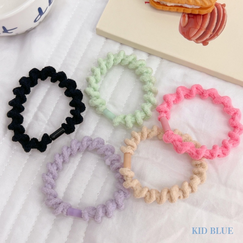 Dây Cột Tóc Cao Su Màu Sắc Ngọt Ngào Xinh Xắn Cho Nữ