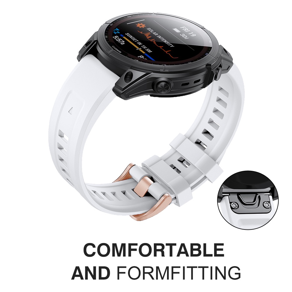 Dây Đeo Thay Thế 20mm Bằng Silicon Chất Lượng Cao Cho garmin fenix 7s 6s pro solar 5s plus approach s70 42mm