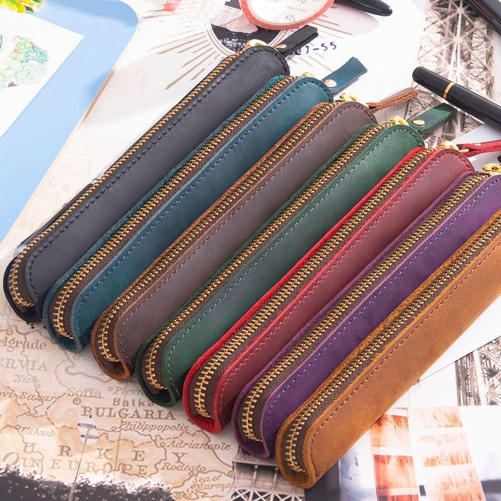 CHOOKEY Túi Đựng Bút Phong Cách Retro