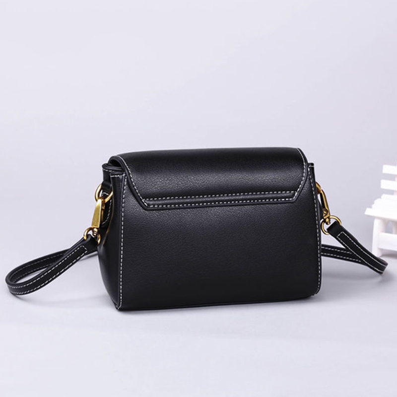 Túi Đeo Chéo Da Bò Hình Vuông Nhỏ Đơn Giản Phong Cách retro Cho Nữ