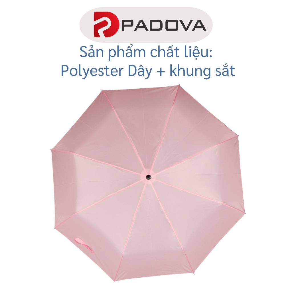 Dù Đi Mưa, Che Nắng Chống Tia UV Gấp Gọn, Dễ Dàng Bỏ Vào Balo Mang Theo PADOVA 2574