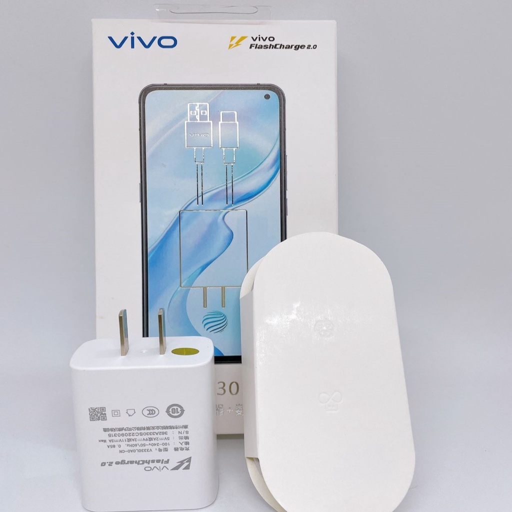 Bộ Sạc Nhanh ViVo X30 Pro - Củ và Cáp USB - Type C 33W Flash Charge 2.0 Sạc Nhanh Cho X30, X30 Pro, X50 - TuHaiStore