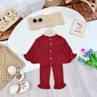 Bộ nhung tăm gấu bèo dành cho bé