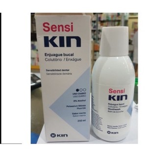 Nước xúc miệng sensi kin giúp ngăn ngừa sâu răng, tái khoáng hóa men răng làm răng chắc khỏe hơn.