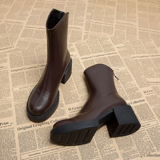 Giày Boot Cao Gót Phong Cách Mới Cho Nữ