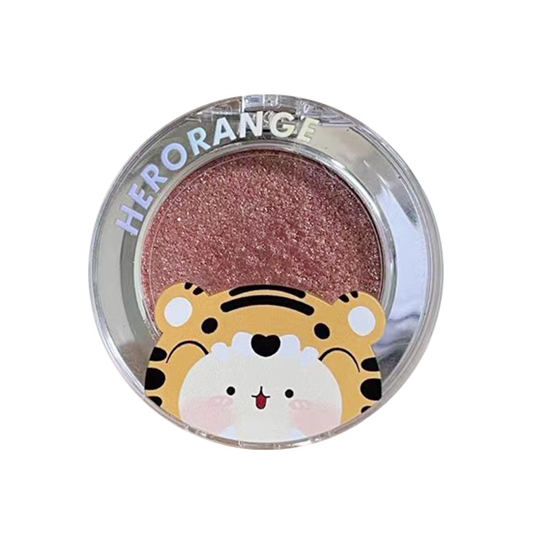 Phấn Bắt Sáng Màu Ngọc Trai Một Màu Tạo Khối Hình Hổ Dễ Thương Hiệu HERORANGE