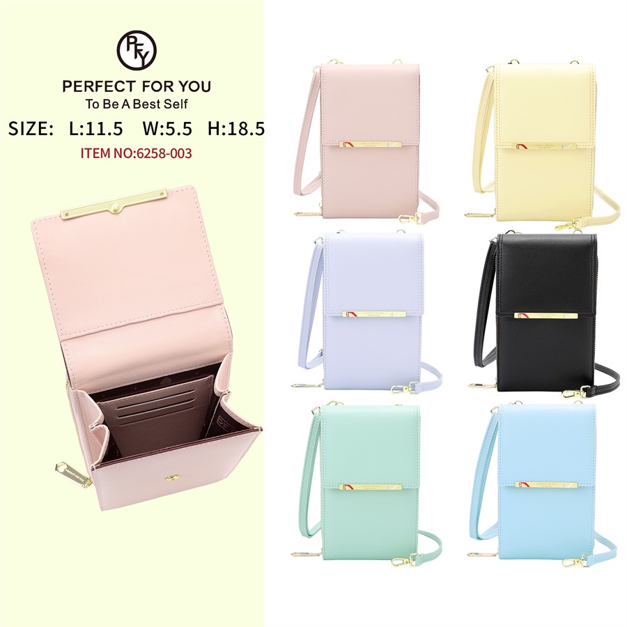 Túi Đeo Chéo Vai Đựng Điện Thoại Thời Trang Hàn Quốc Perfect For You 6258-003