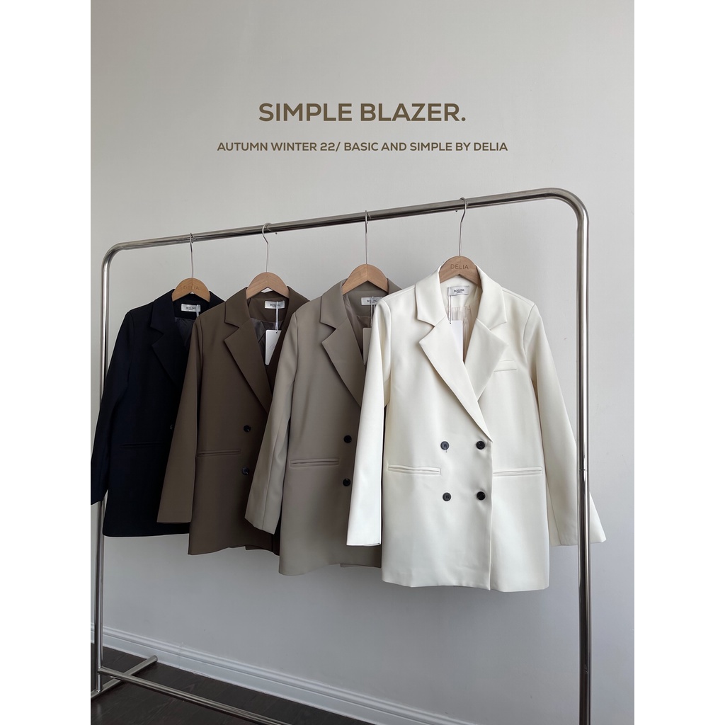 6602 ÁO BLAZER 4 CÚC 2 TÚI CUT BÊN