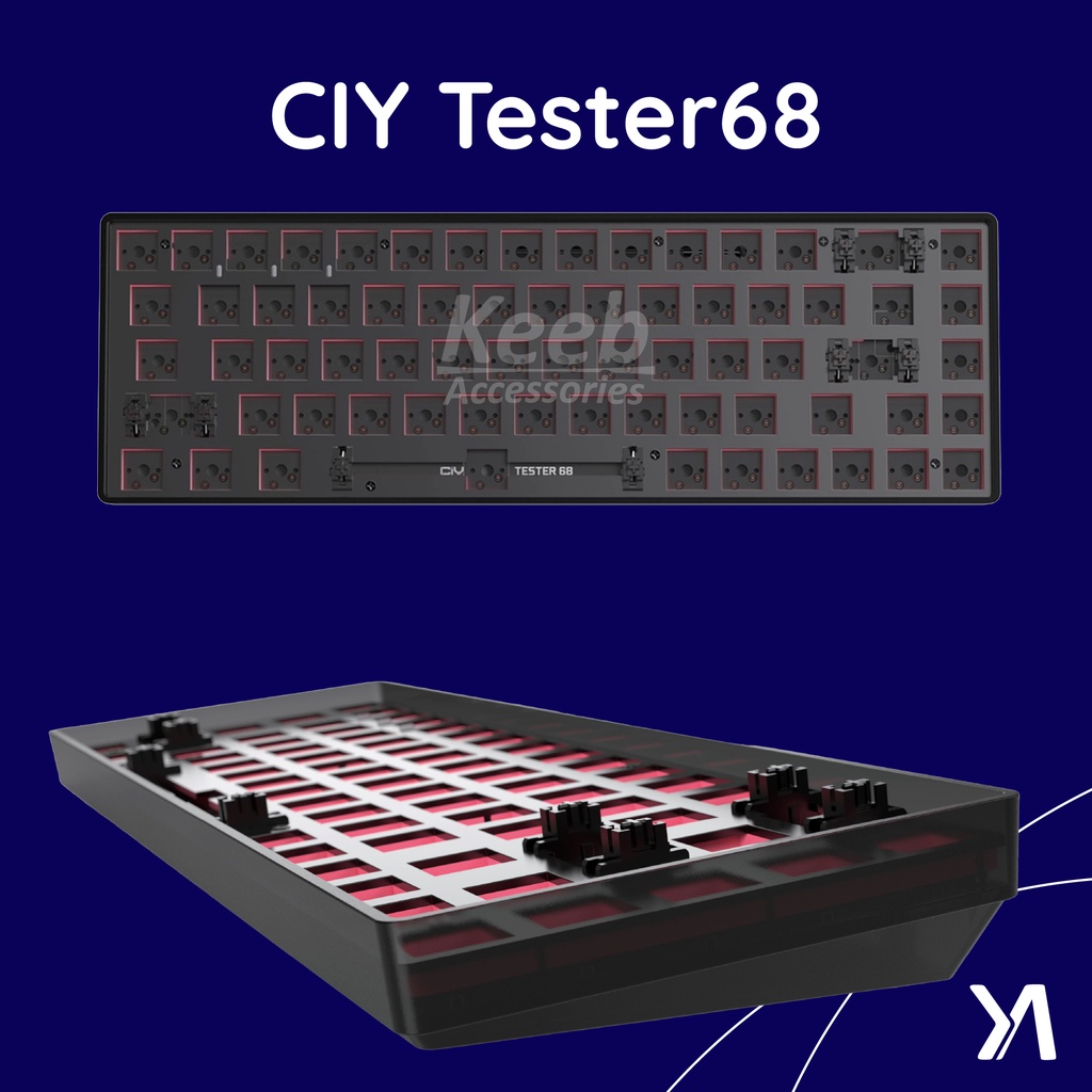 Kit Bàn Phím Cơ TESTER68 V2 | Keeb Accessories Store