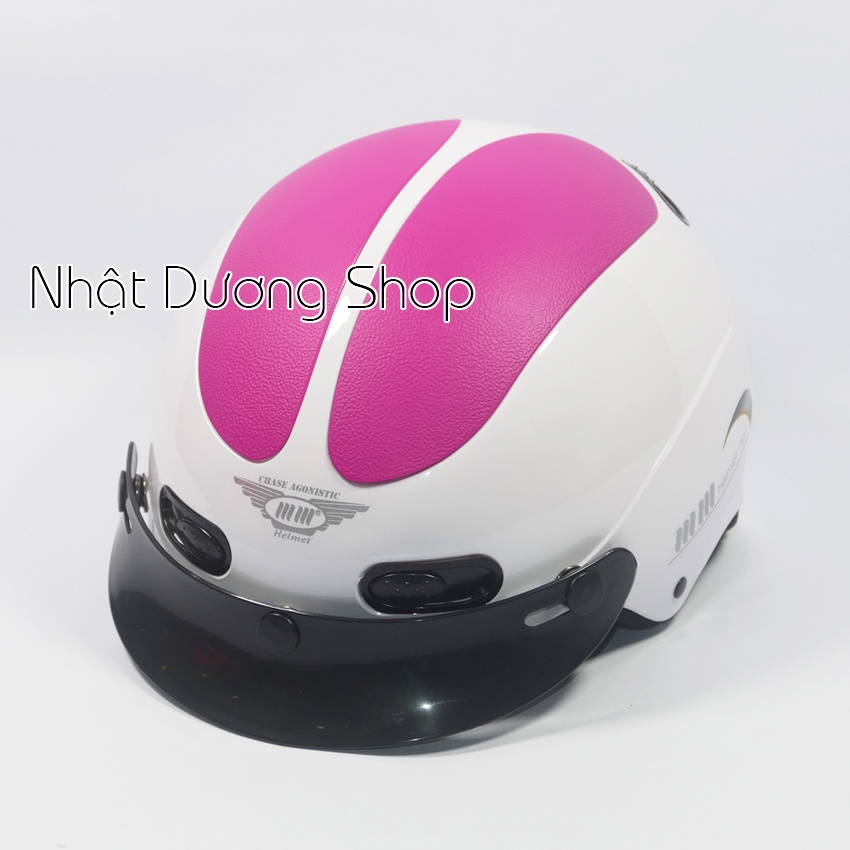 Nón Bảo Hiểm Helmet  Xịn, nước sơn đẹp,xịn sò,cao cấp dành cho cả nam và nữ sủ dụng khi chạy xe
