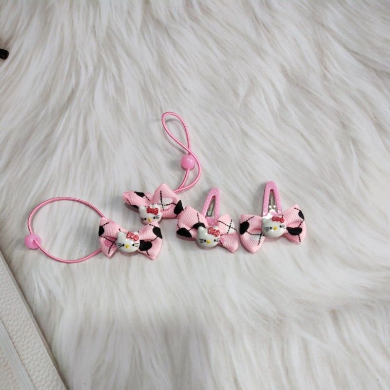 Set cột tóc và kẹp cho bé