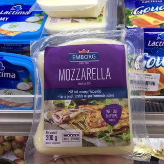 Phô mai Mozzarella hiệu Emborg – gói 200g