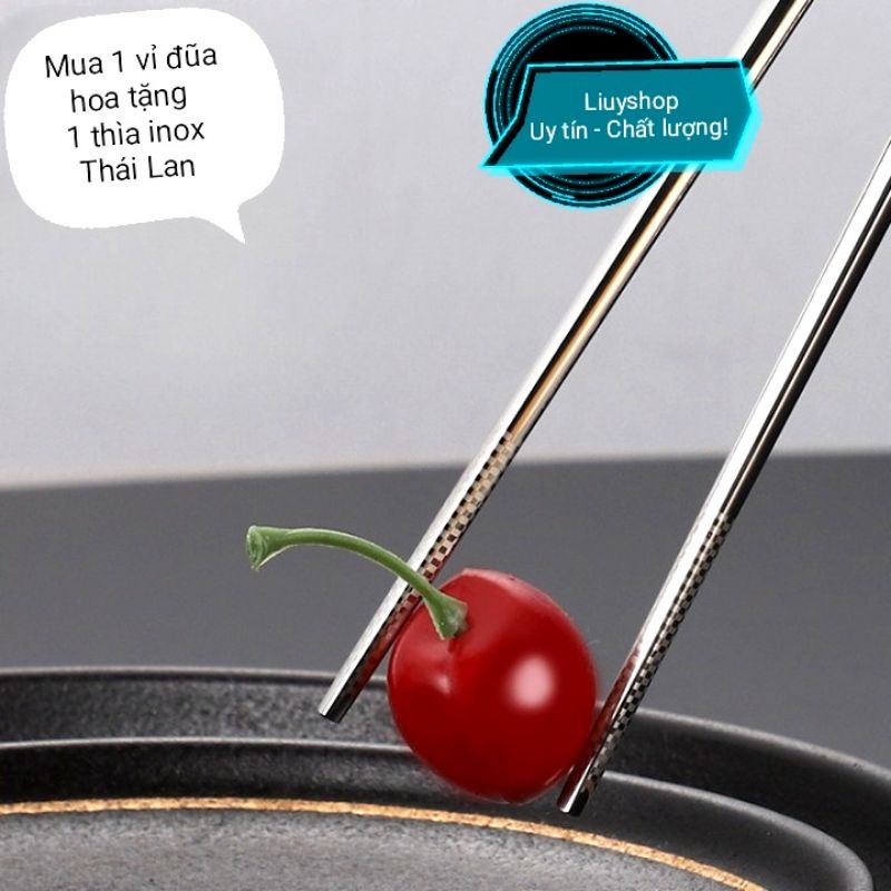 Đũa inox 304 cao cấp bền đẹp