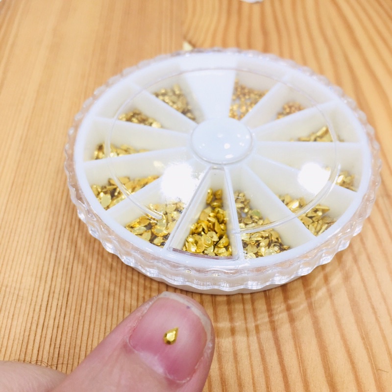 𝗖𝗛𝗔𝗥𝗠 𝗩𝗔̀𝗡𝗚 𝗚𝗢𝗟𝗗 𝟱 𝗠𝗔̂̃𝗨 gắn trang trí móng, #charm_đính_móng, phụ kiện trang trí móng giá rẻ