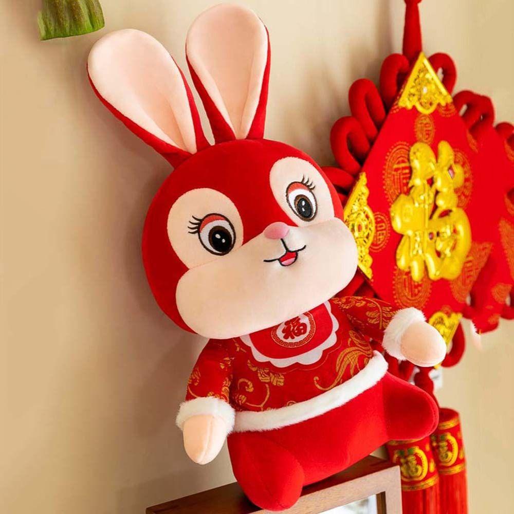 NICKOLAS Thỏ Nhồi Bông Mềm Mại Dễ Thương Trang Trí Nhà Cửa