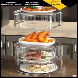 Virgina056 Nắp đậy đĩa rau cách nhiệt Đa chức năng bàn bếp thức ăn chống bụi