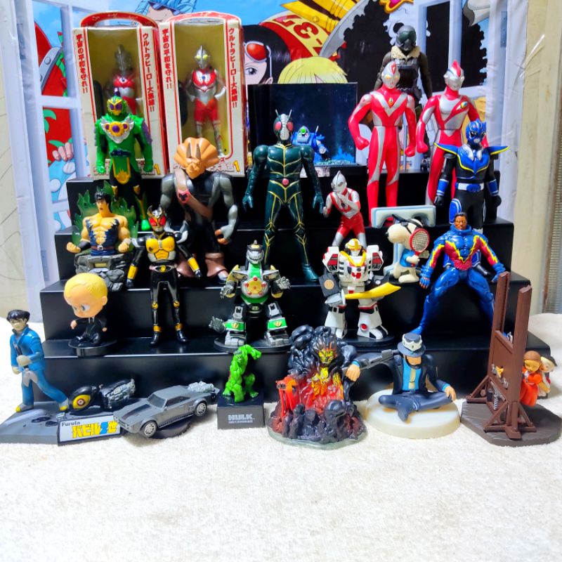( MS23 ) Đồ Chơi Mô hình nhân vật Gundam Và Siêu Nhân Kamen Rider.
