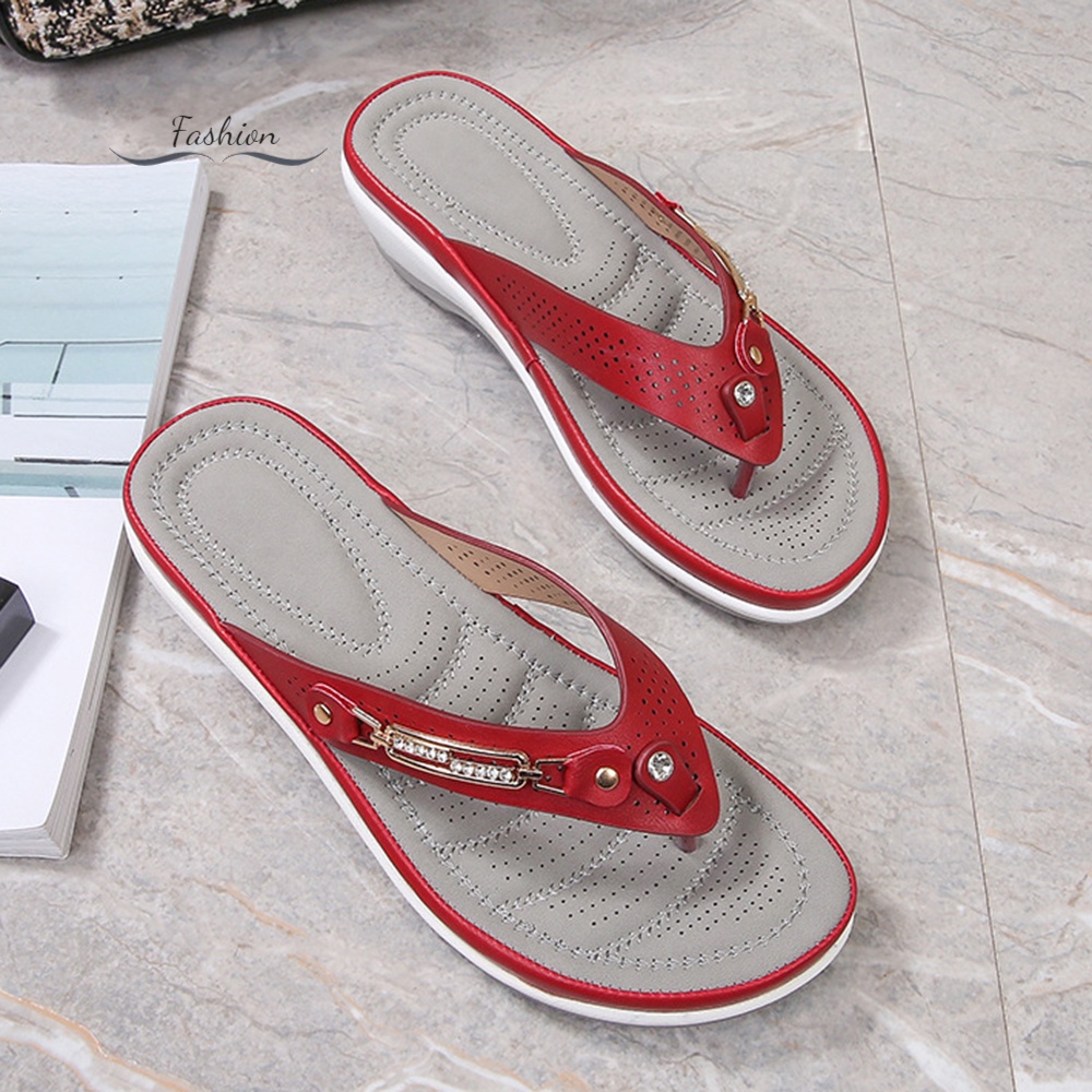 Dép Sandal Đế Xuồng Mềm Mại Thoải Mái Thời Trang Mùa Hè 2024 Cho Nữ