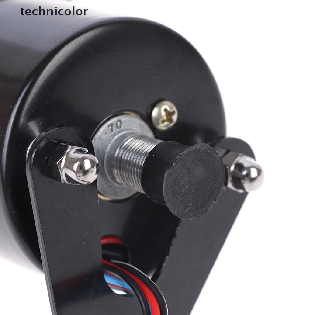 Đồng Hồ Đo Tốc Độ Kép 12V Màu Đen Có Đèn LED Báo Hiệu Cho Xe Máy