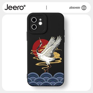 Ốp lưng JEERO mềm dễ thương đẹp độc lạ Cho iPhone 16 15 14 13 12 11 Pro Max SE 2020 X XR XS 8 7 ip Plus kute HFF1994