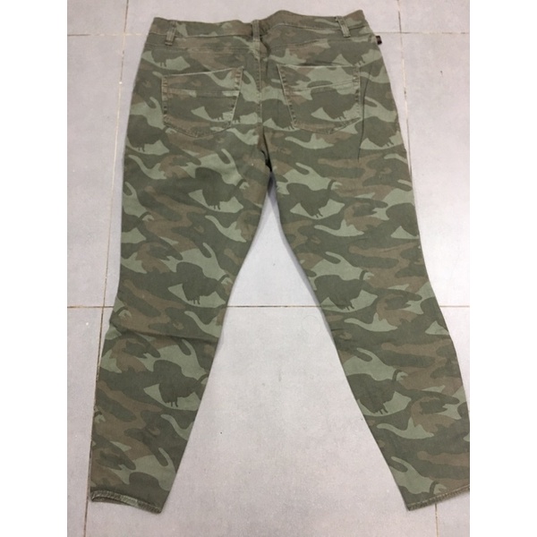 Quần jeans rằn ri bigsz nữ