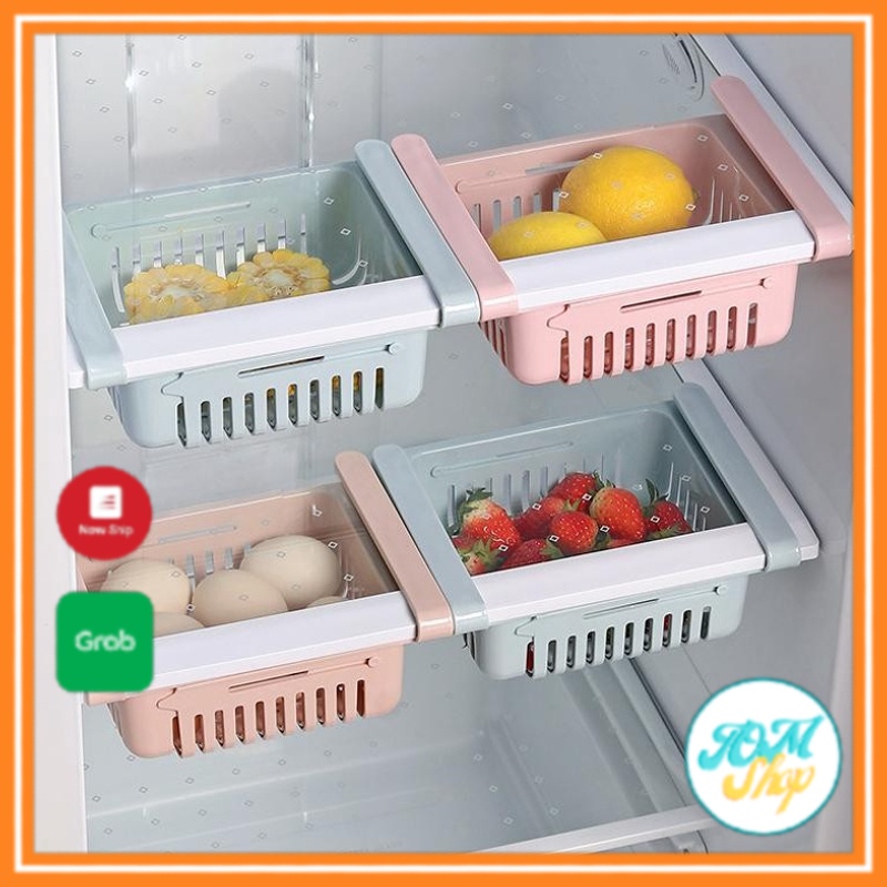 Rổ Kéo Đựng Đồ Tủ Lạnh_ Sắp Xếp Tủ Lạnh Gọn Gàng Ngăn Nắp TOMSHOP HA302