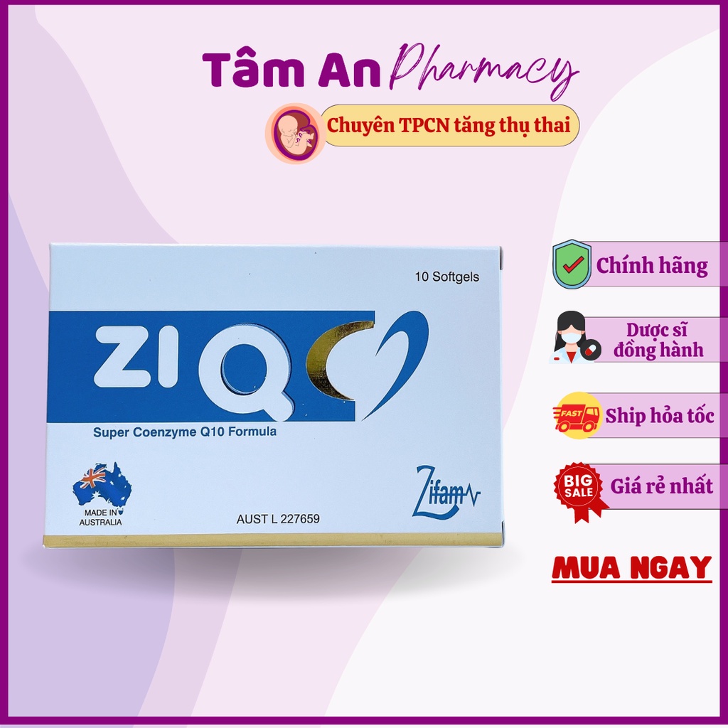 Ziq10 chống oxy hoá mạnh, tăng chất lượng trứng và tinh trùng